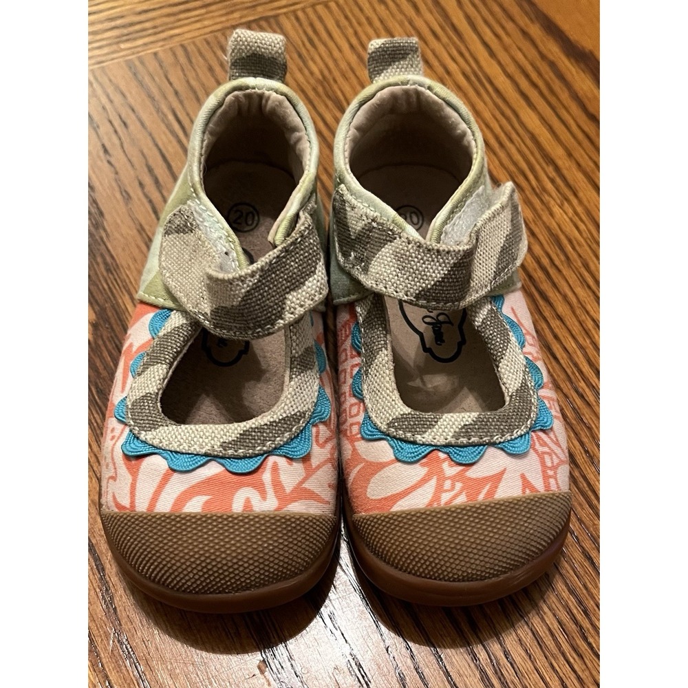 Madie Jane Girls Toddler Mary Jane Floral Pattern Size 4.5C/20